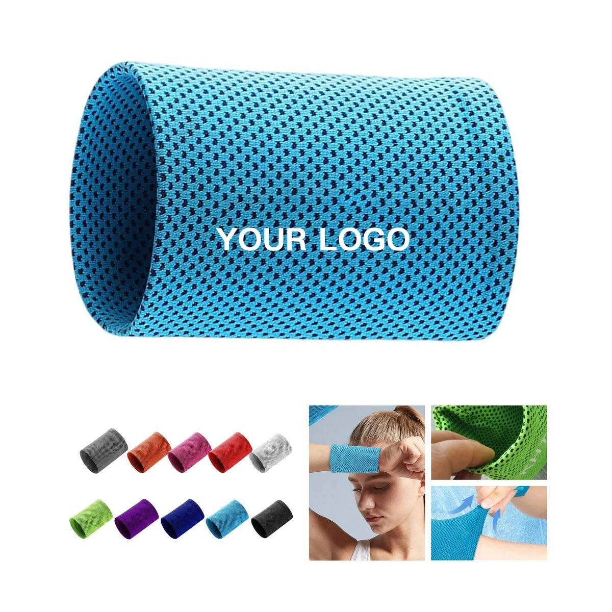 Durable Polyester Wristband for Fitness and Sports 1