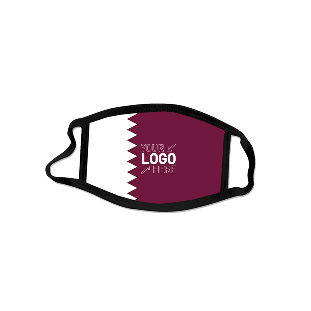 Qatar World Cup Customized National Flag Cotton Mask 1