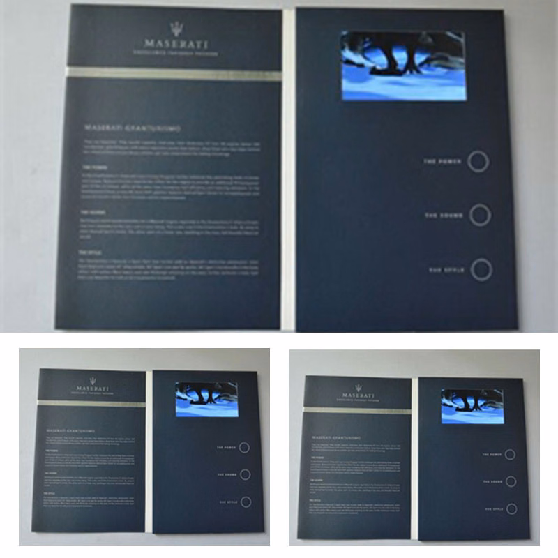 2.4inch Video Player Greeting Card Brochure
