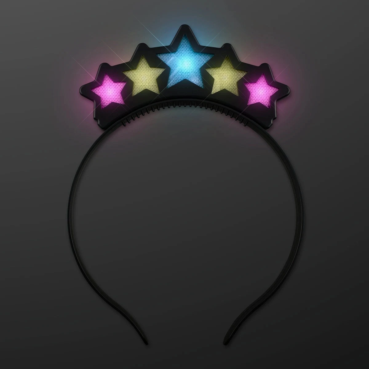 Sparkling Stars Party Lights Headband 1