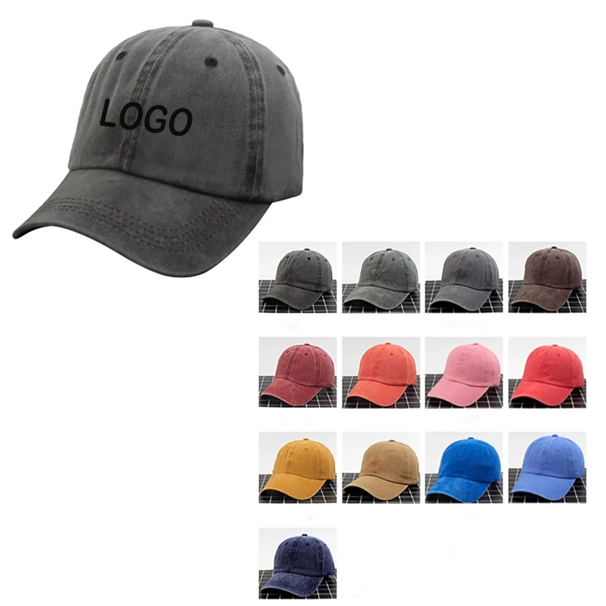 Cotton Adjustable Baseball Caps 1