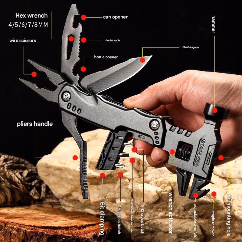 Outdoor 11 In 1 Multi-function Hammer