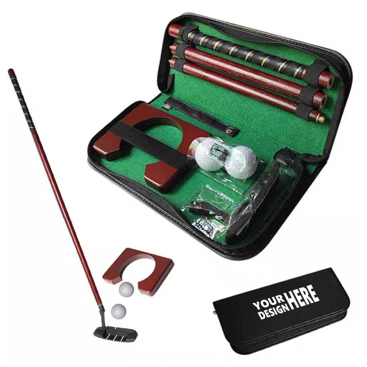 Golf Putting Training Set with Balls and Gate 1
