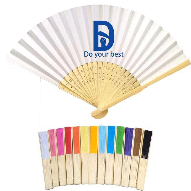 MOQ 20 Folding Paper Fan