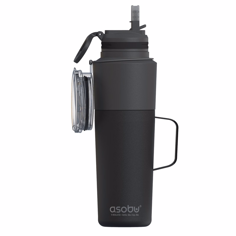 30 oz Asobu Water Bottle & Travel Mug Twin Pack