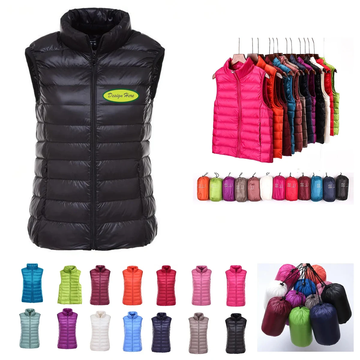 Lightweight Packable Puffer Vest 1