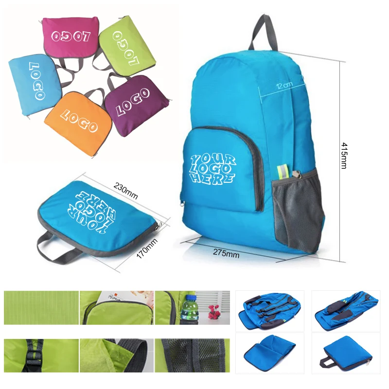 Collapsible Nylon Oxford Backpack 1
