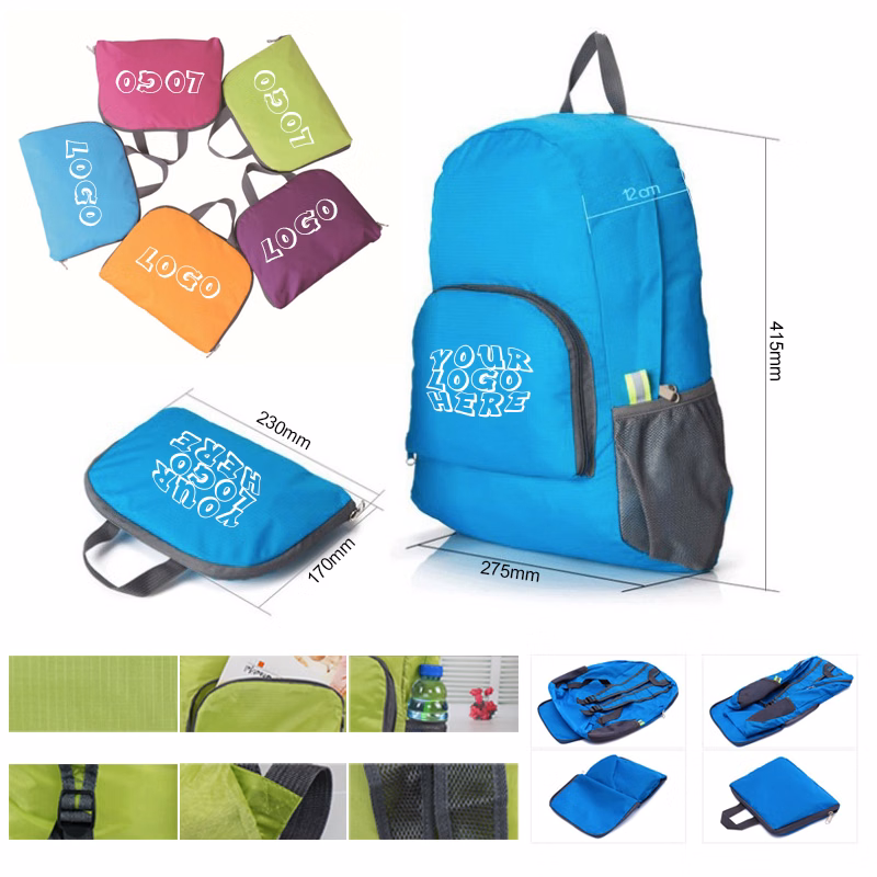 Collapsible Nylon Oxford Backpack