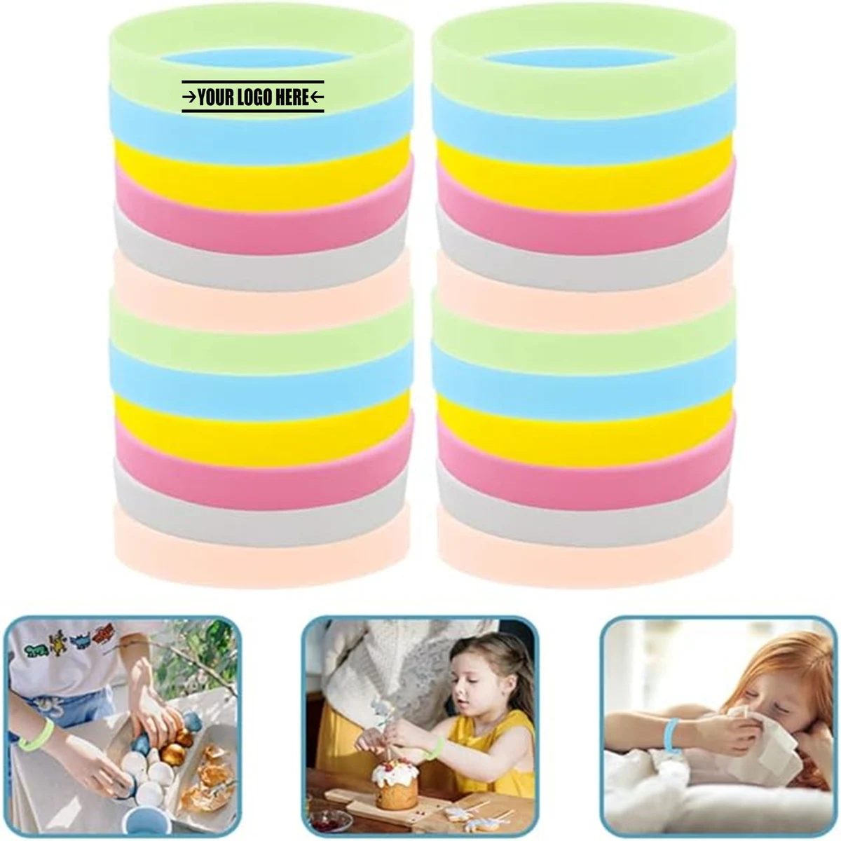 Luminous Silicone Bracelet Wristband 1