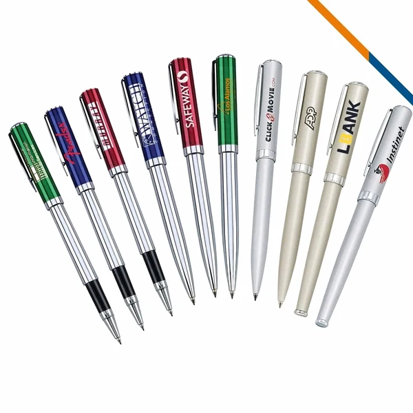 Custom Brass Metal Ballpoint Pen with Matte Finish — Executive Office Writing 1