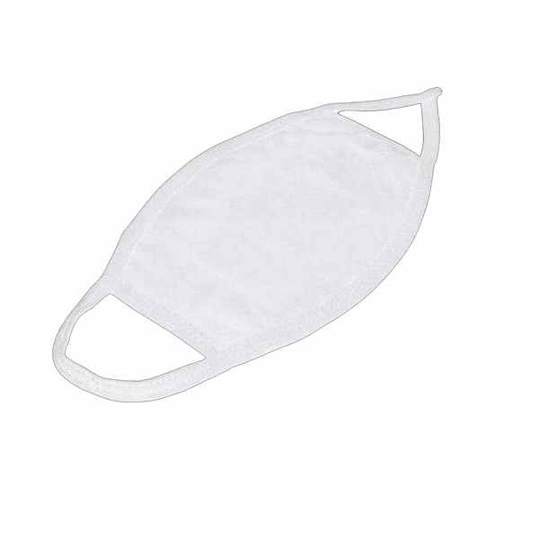 White Reusable Custom Face Mask