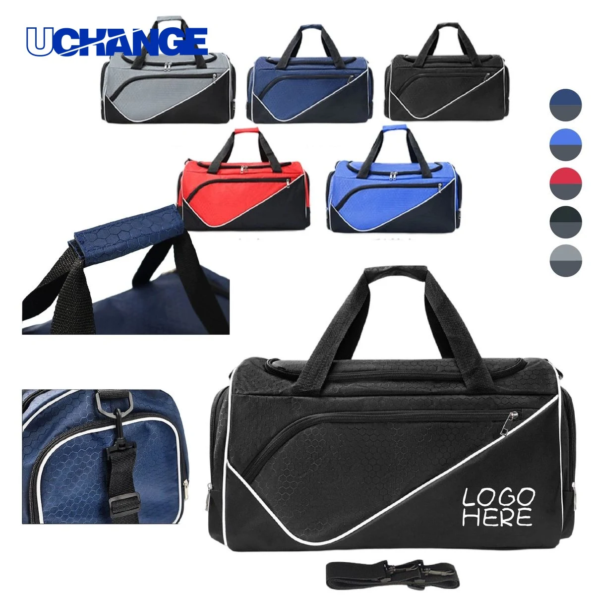 Travel Duffel Bag with Shoe Compartment 1