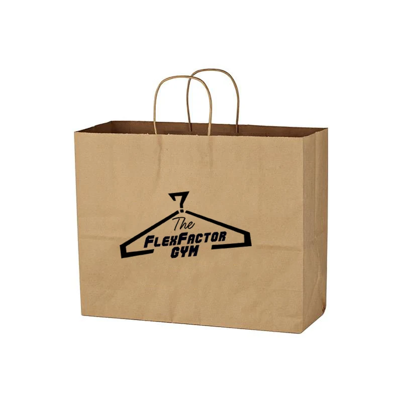 16" x 12- 1/2" Kraft Paper Bag 1