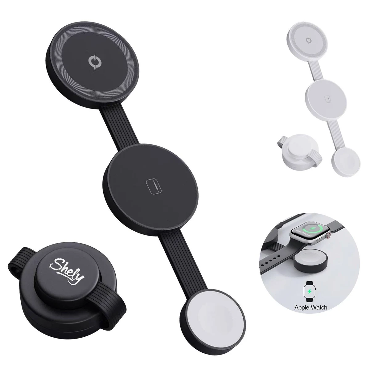 Mini Foldable 3 in 1 Magnetic Wireless Charging Station 1