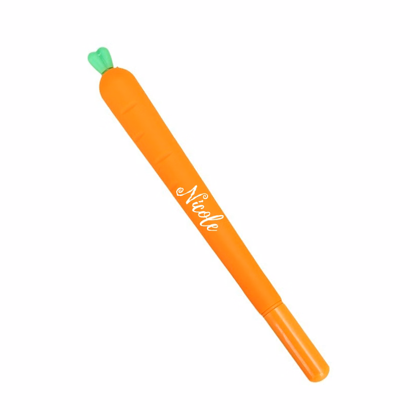 Realistic Carrot-Shaped Cute Gel Pen