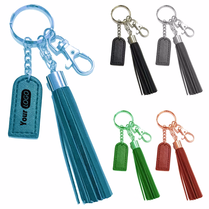 Polyurethane Customizable Tassel Keychain