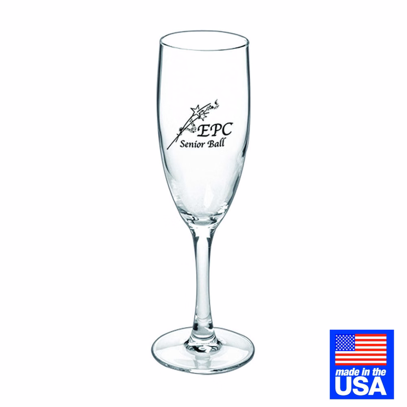 CHAMPAGNE FLUTE - 8 OZ. (Made in the USA)