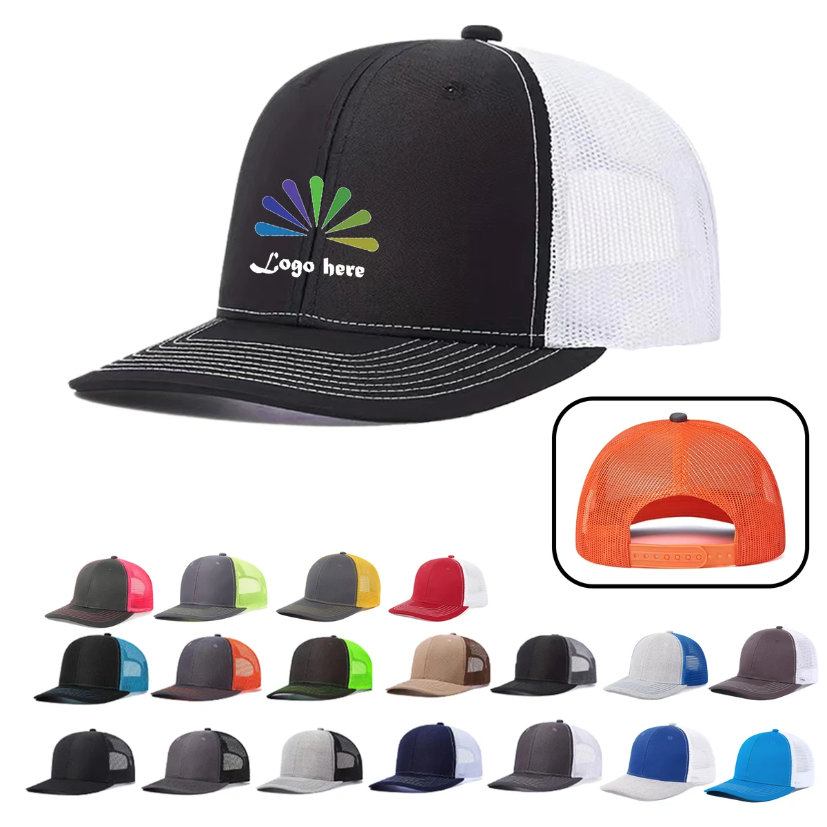 MOQ 20 PCS Custom Mesh Cap 1