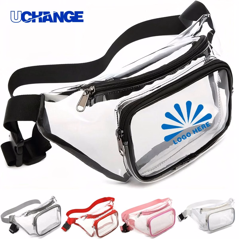 Transparent Waist Pack with Adjustable Strap