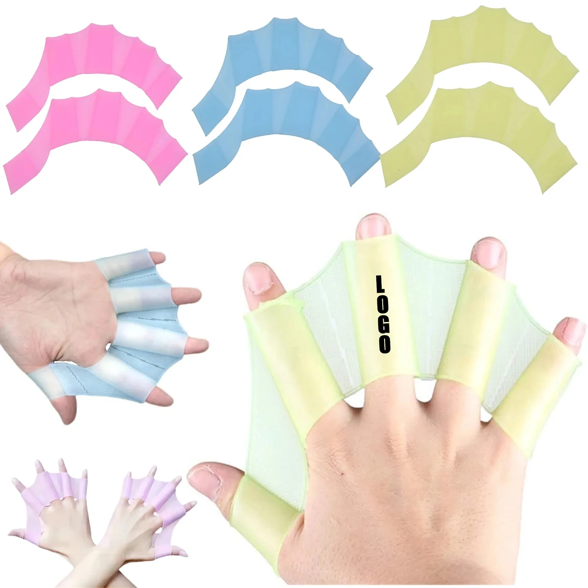 Silicone Swimming Hand Webbed 1