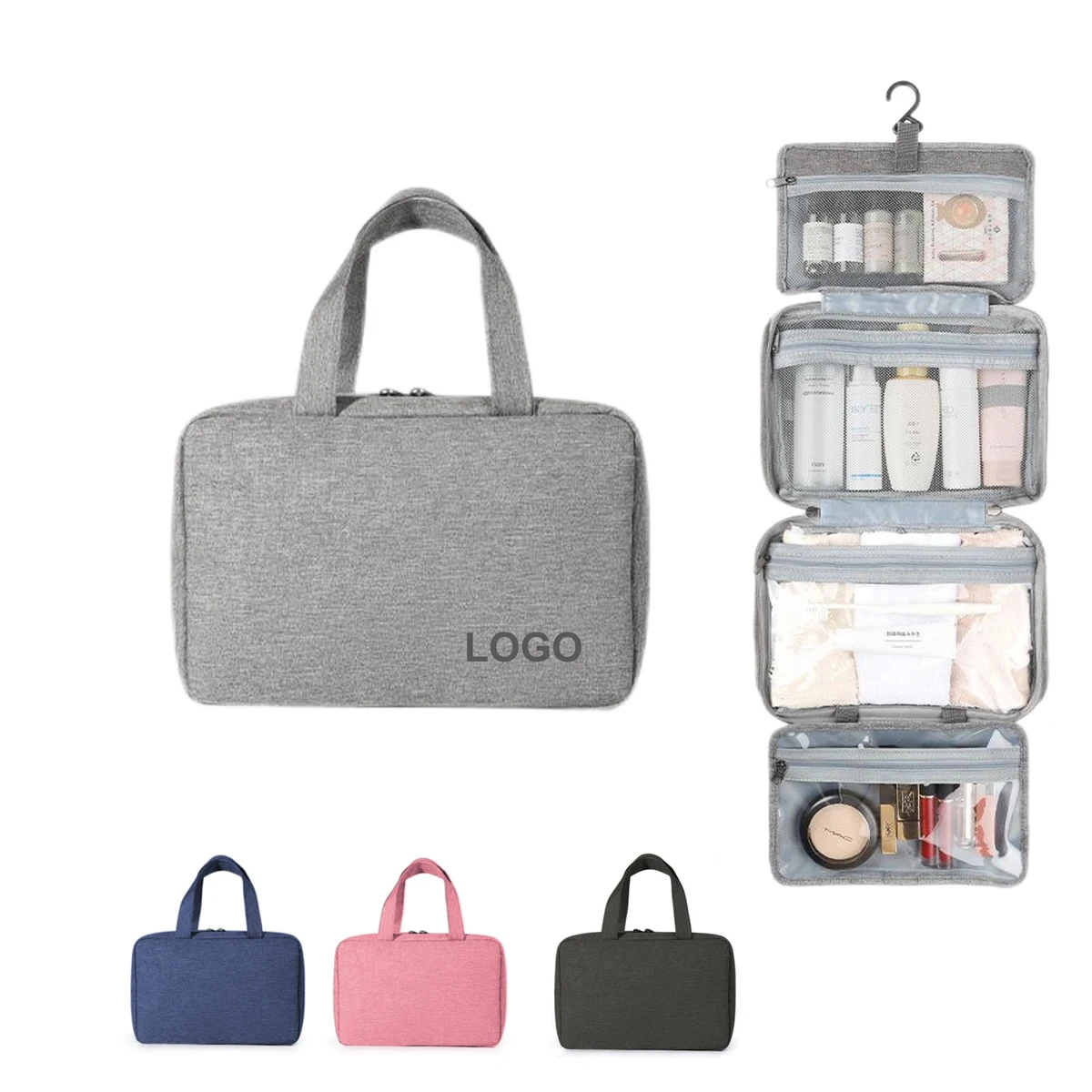 Toiletry Bag with Hanging Hook (direct import) 1