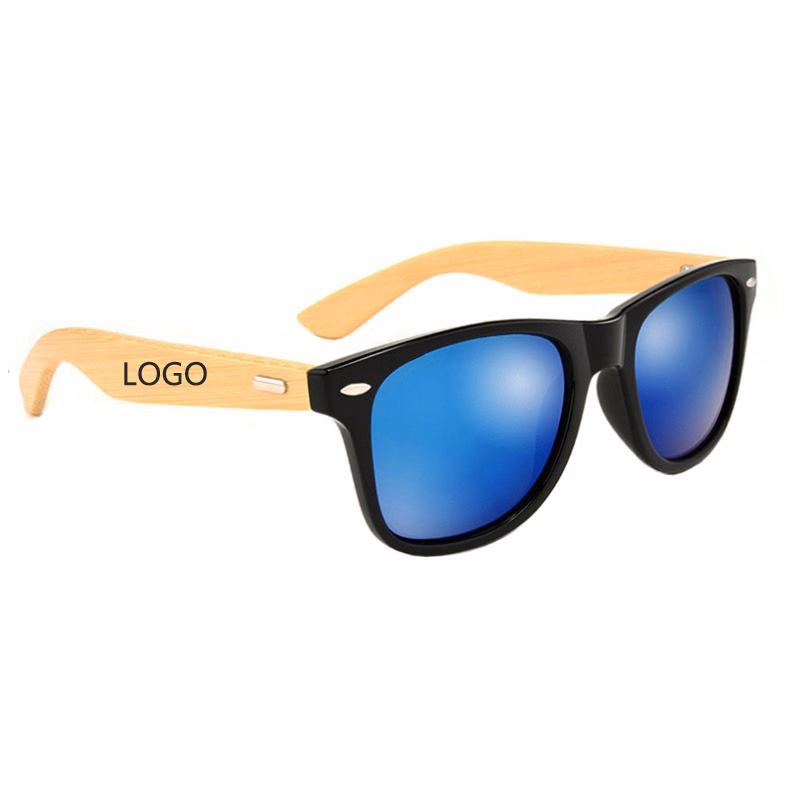 Polarized UV Protection Bamboo Frame Sunglasses