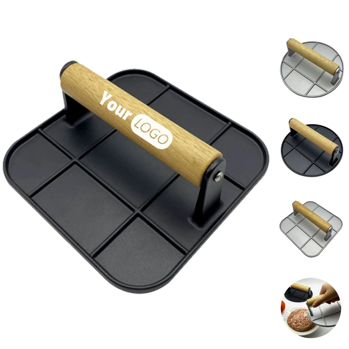 Non-Stick Hamburger Patty Maker for Grilling 1