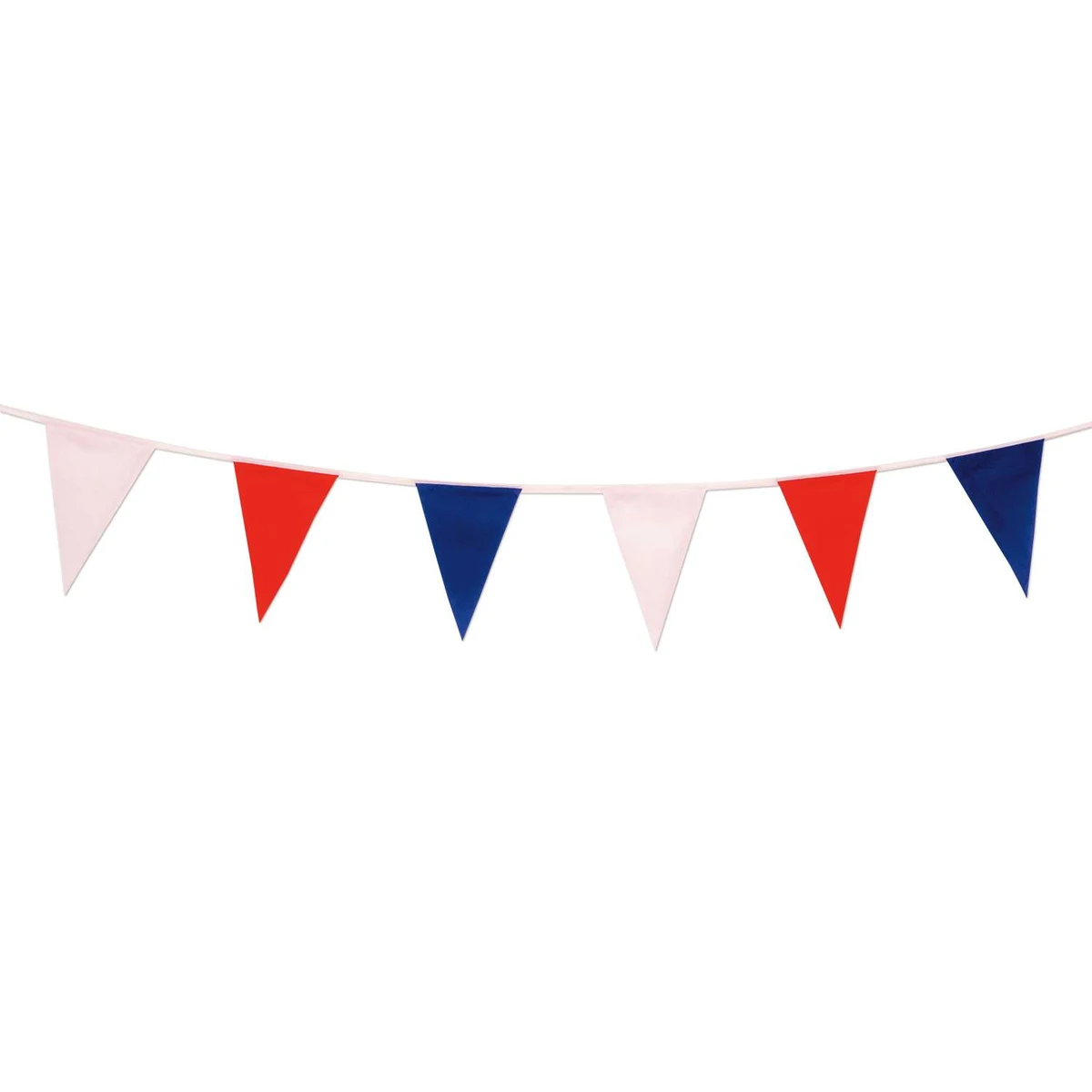 60' Red, White & Blue Pennant String 1