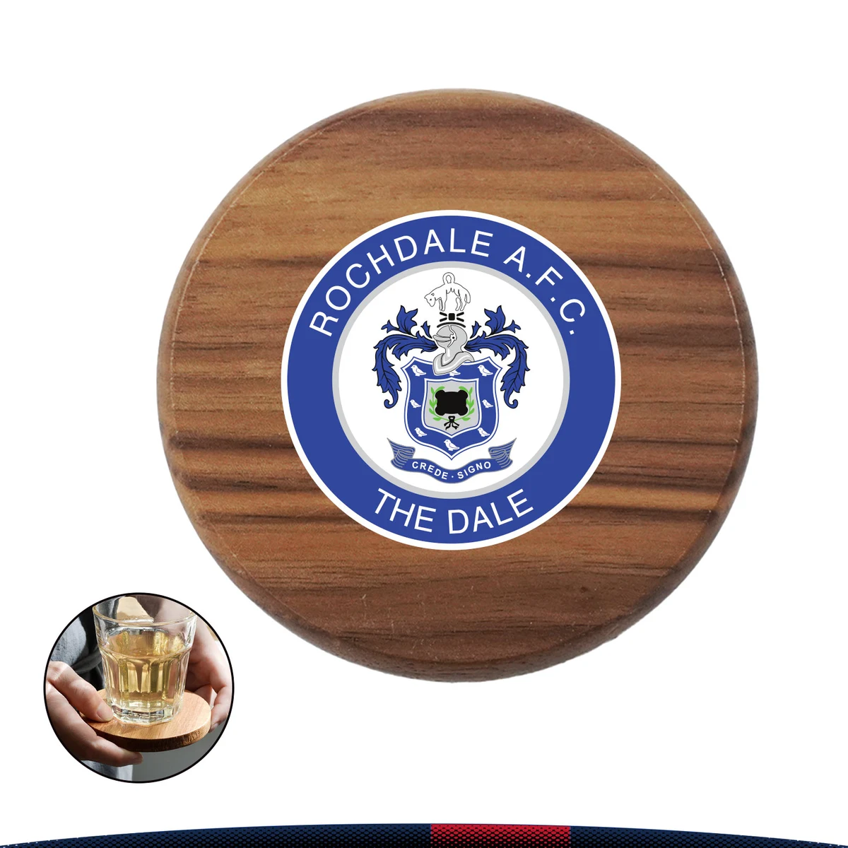 Fendrel Walnut Round Coaster 1