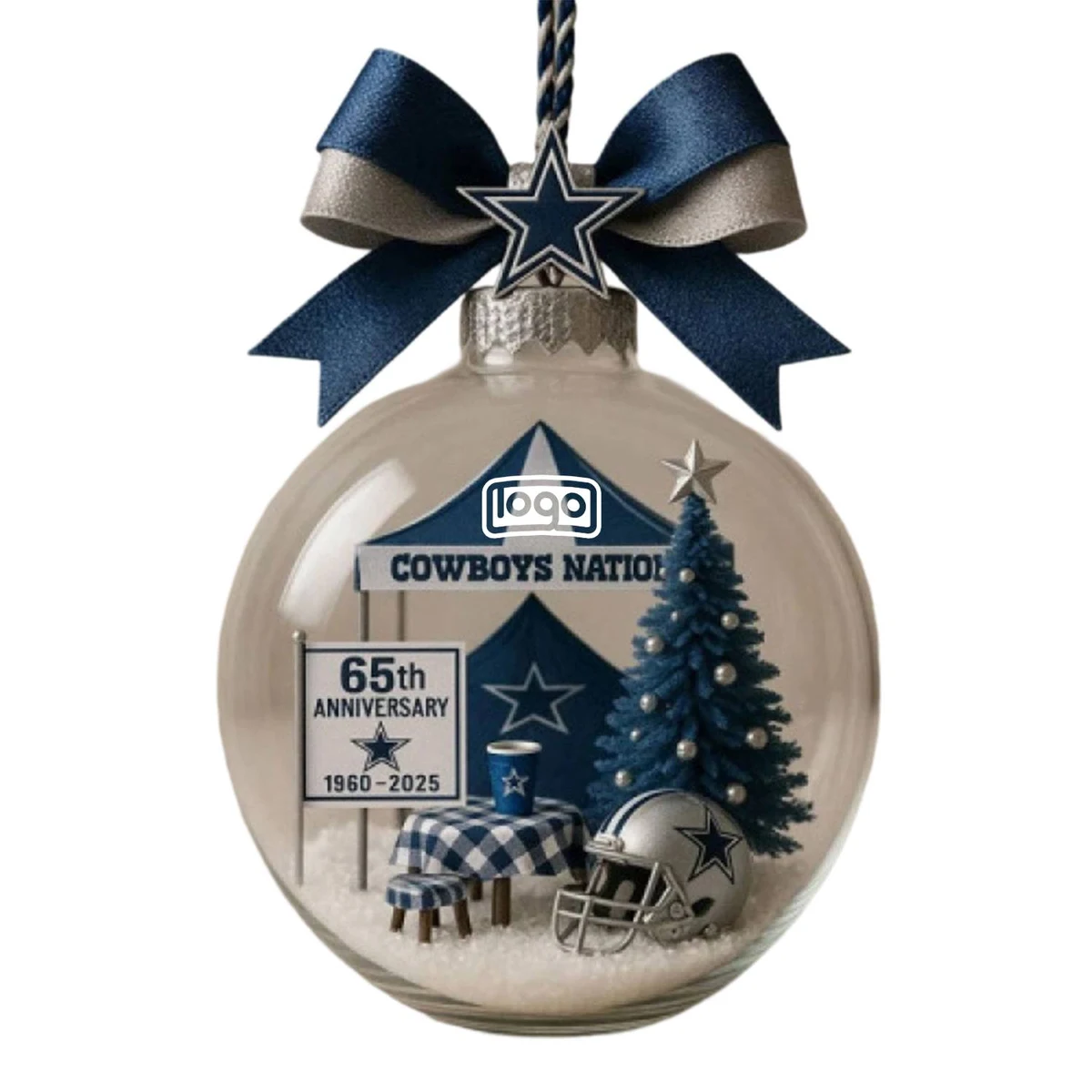 Clear Acrylic Christmas Ornament 1