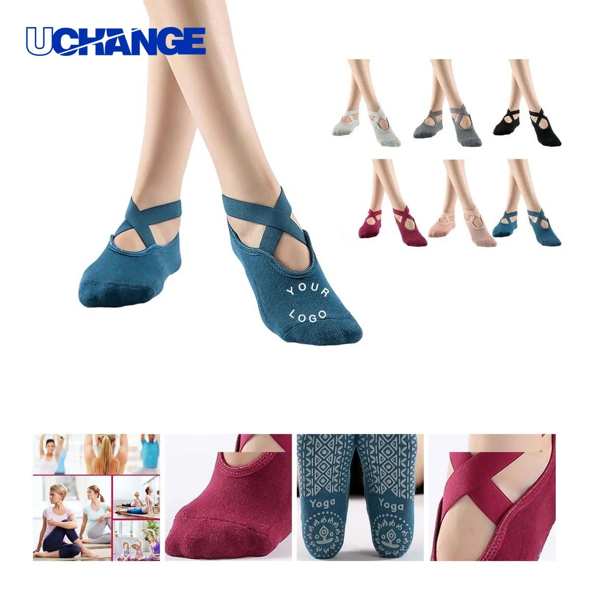 Breathable Yoga Socks Socks with Anti Slip Dots for Training 1
