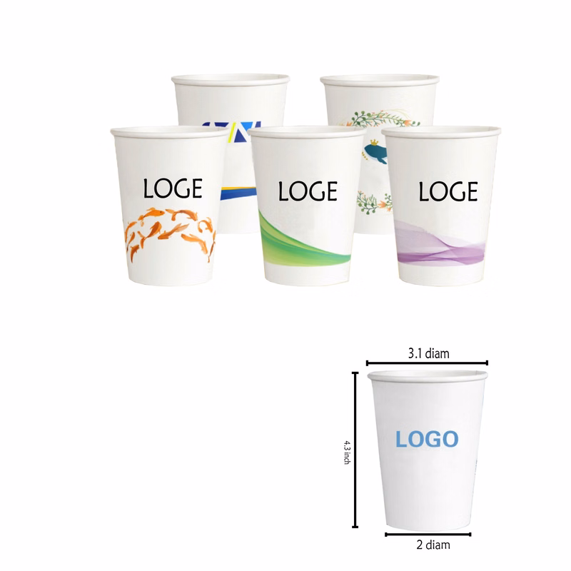 Hot/Cold Paper Cups MOQ 200pcs