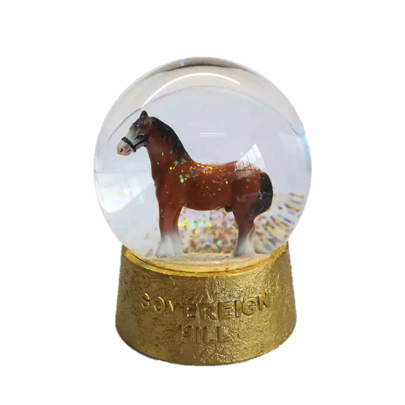 Custom Horse Souvenir Snow Globe