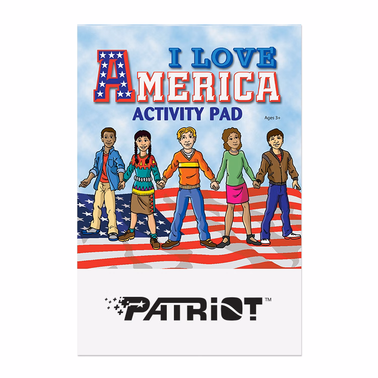 I Love America Activity Pad