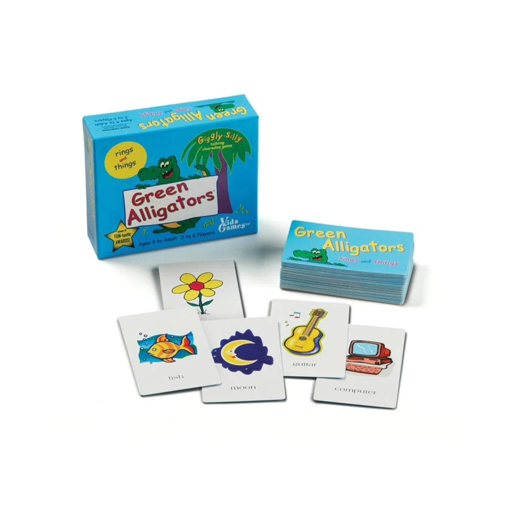 Green Alligators Guessing Game - Bilingual 4+ Years 1