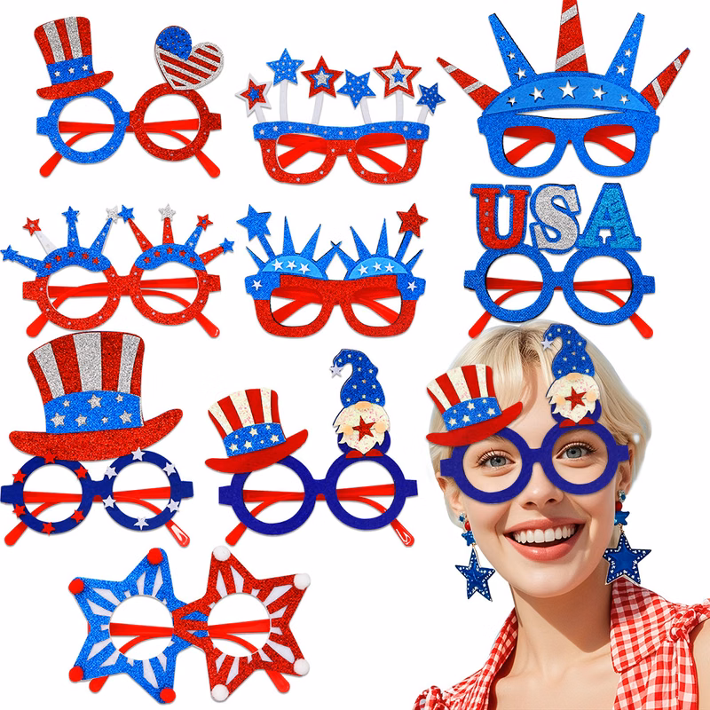 Patriotic Independence Day Festive Party Eyeglasses