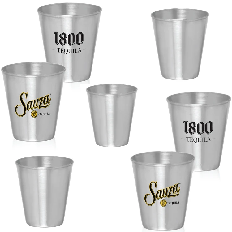 2.5 oz. Metal Shot Glass 1