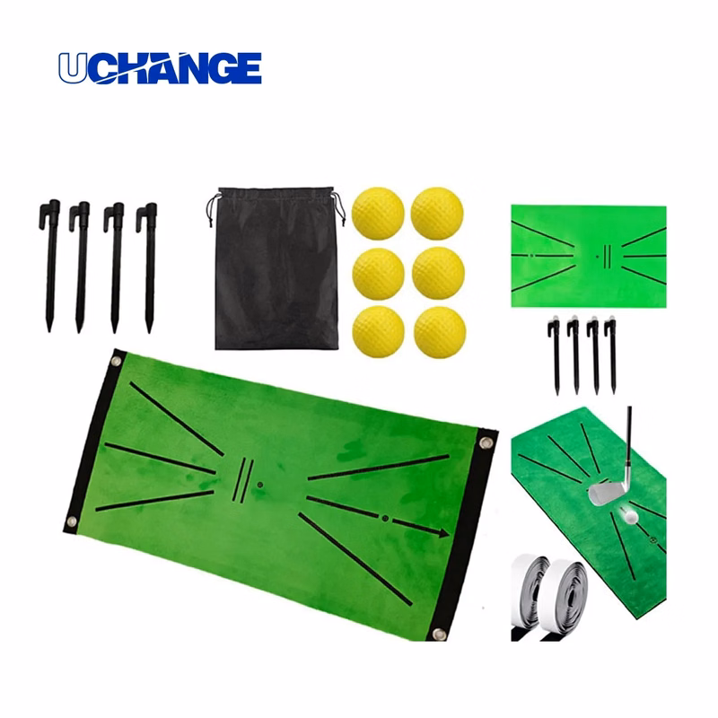 Portable Golf Putting Practice Mat Set