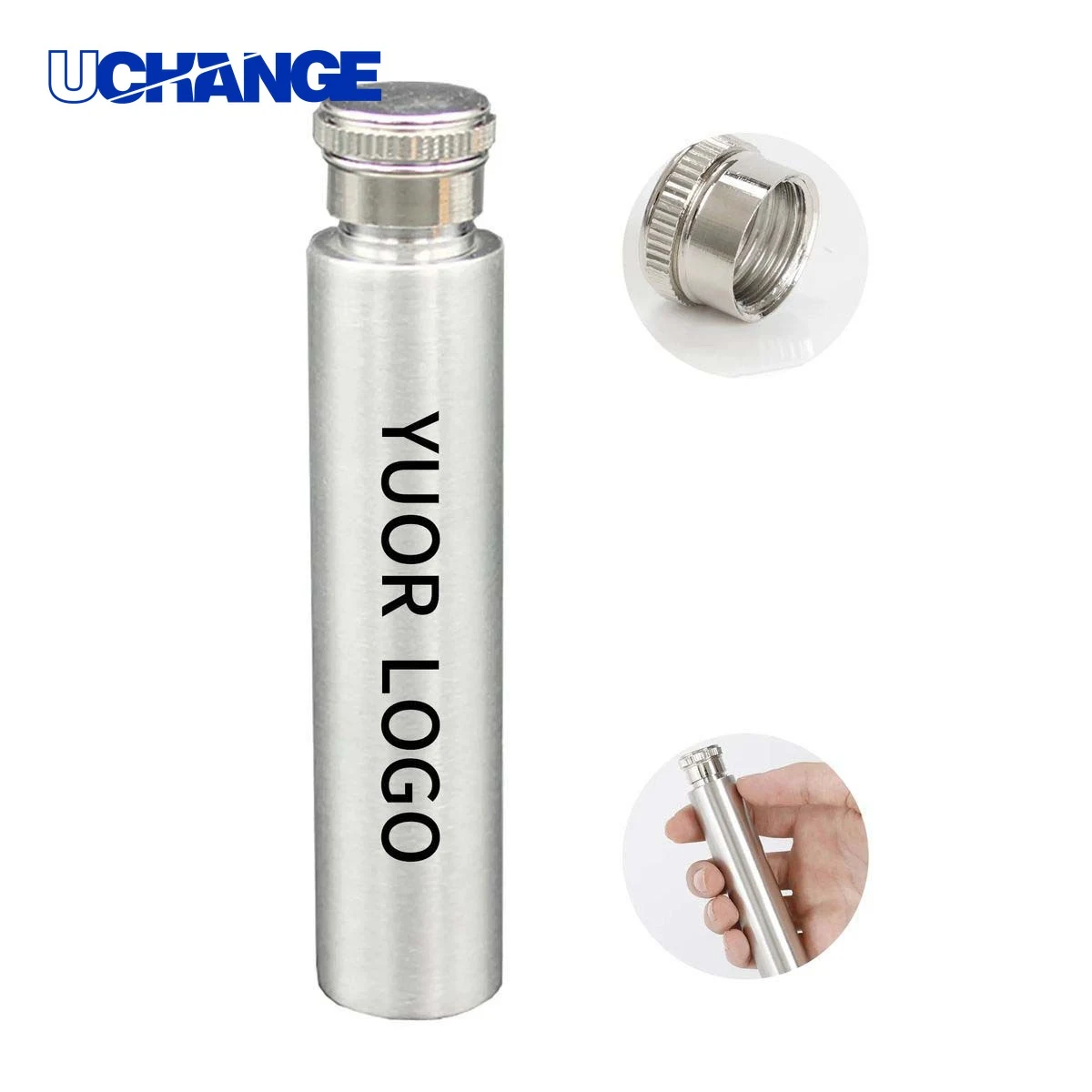 1oz Pocket Flask Bottle for Outdoor Adventures 1