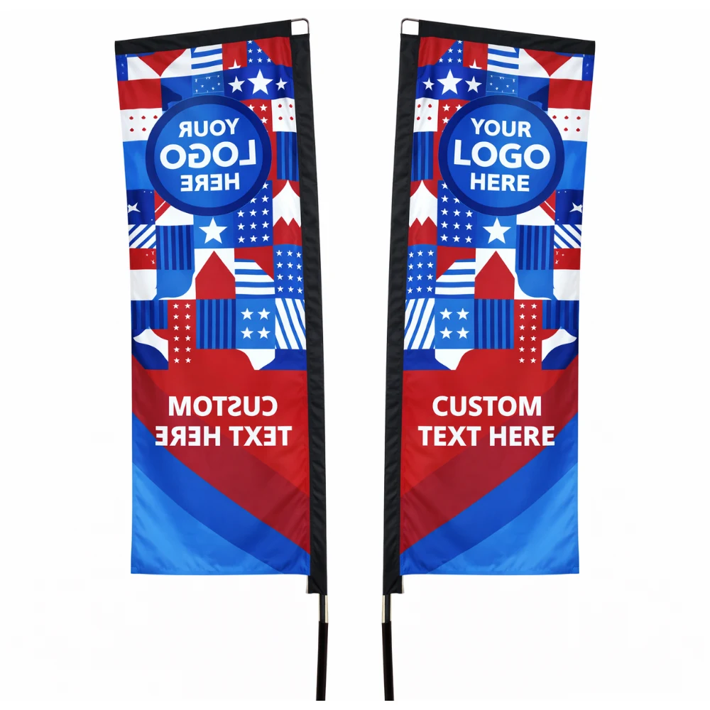 12' Banner Flag Single Sided 1