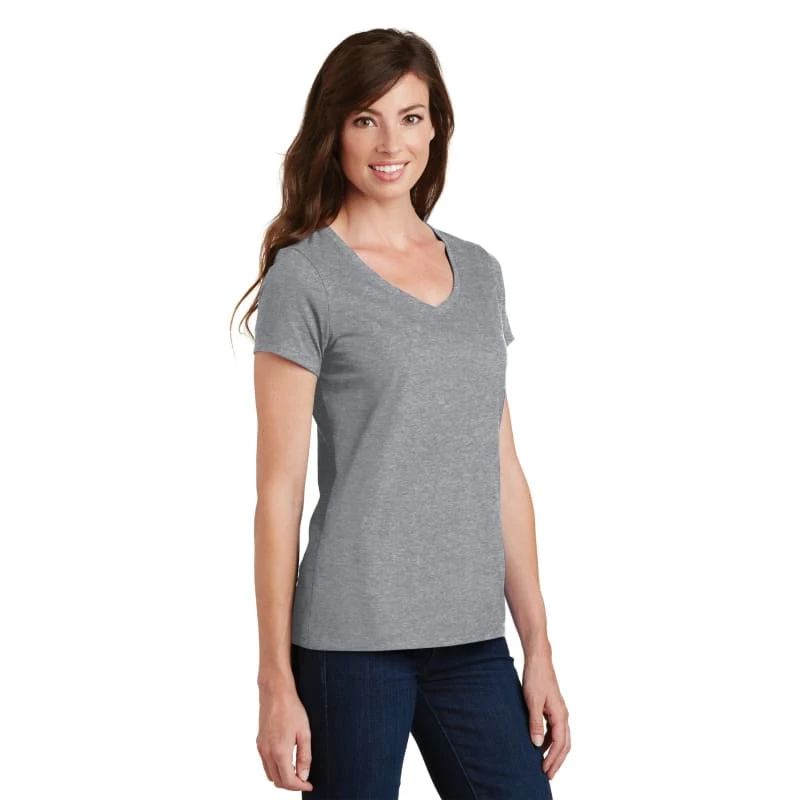 Port & Company Women's Fan Favorite V-Neck Tee. 1