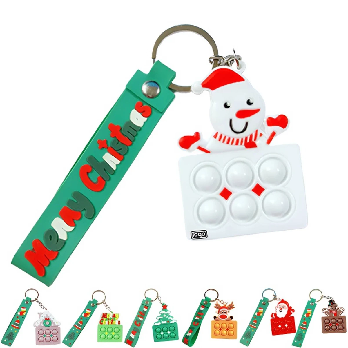 Christmas Stress Relief Toy Keychain 1