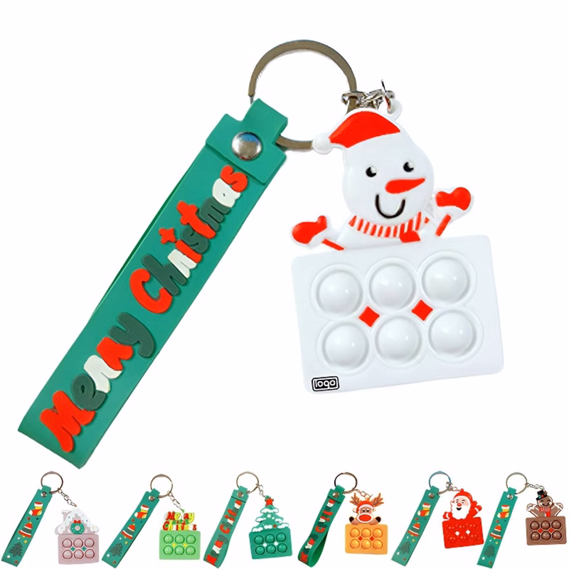 Christmas Stress Relief Toy Keychain