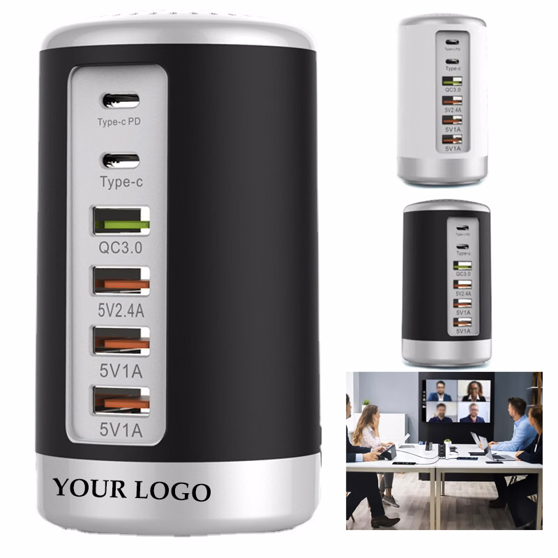 60W USB Charging Station with 6-Port