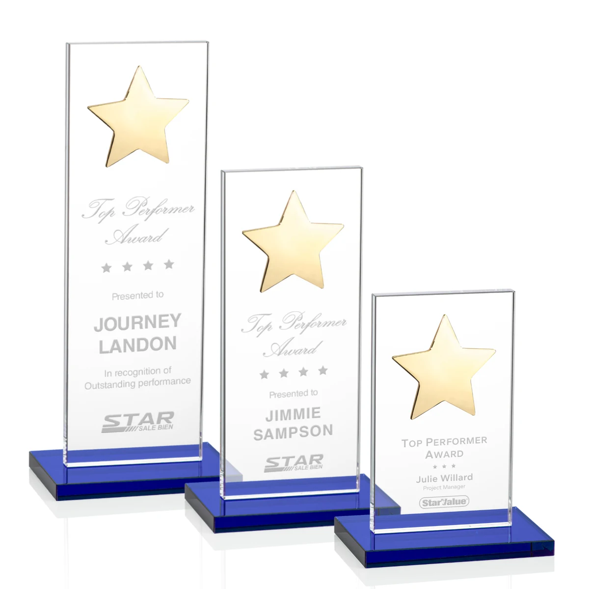 Dallas Star Award - Blue/Gold 1