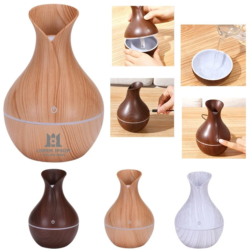 3.93" Compact Vase-Shaped Humidifier for Home/Office 1