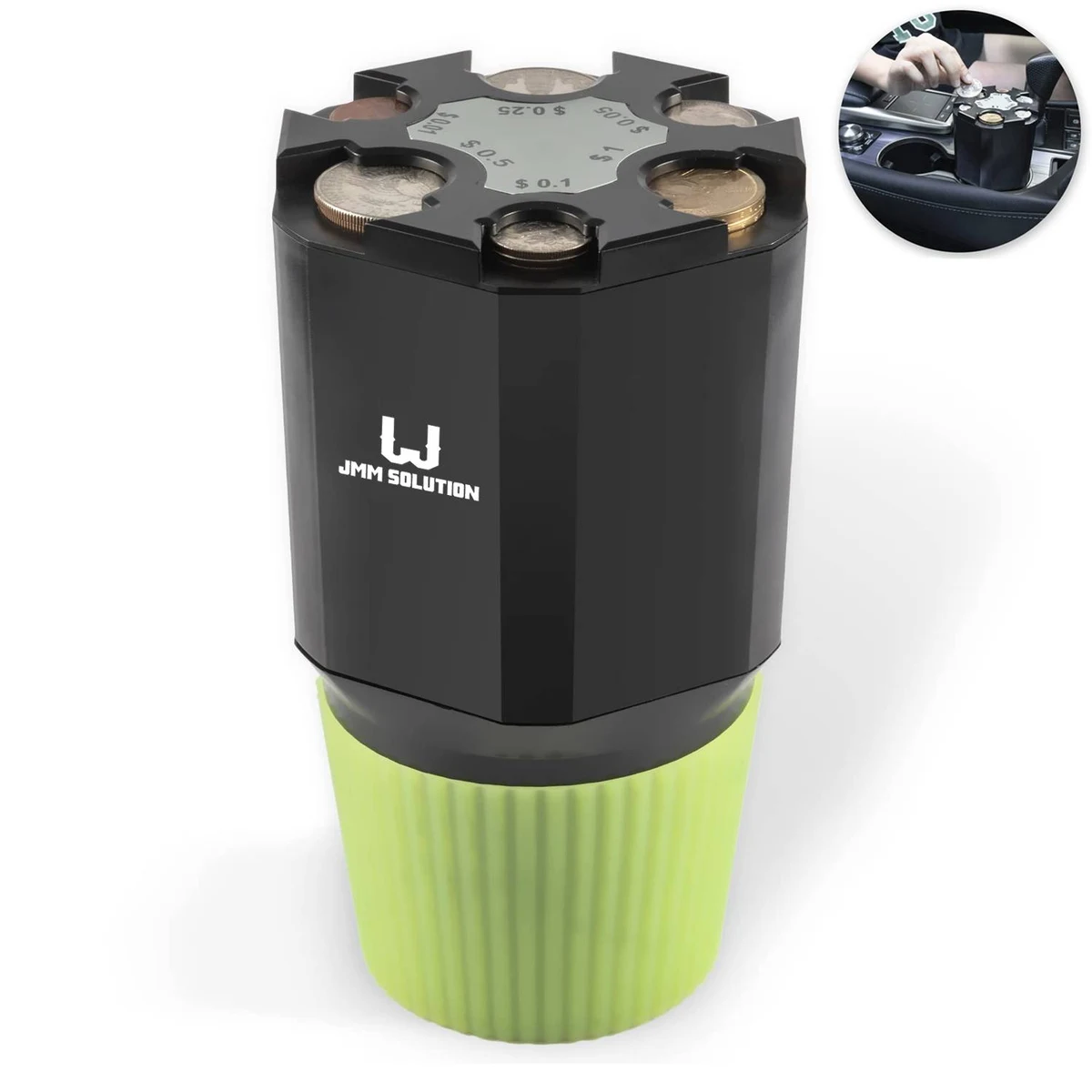 High Capacity Car Coin Holder 1
