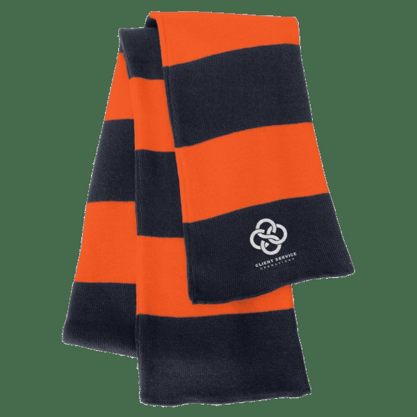 Sportsman SP02 Rugby Striped Knit Scarf