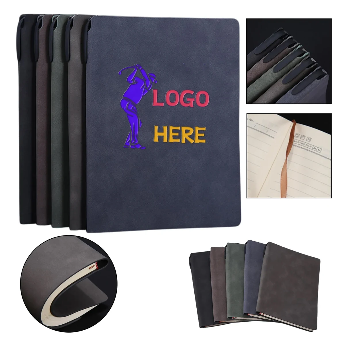 MOQ50 PU Leather Notepad 1