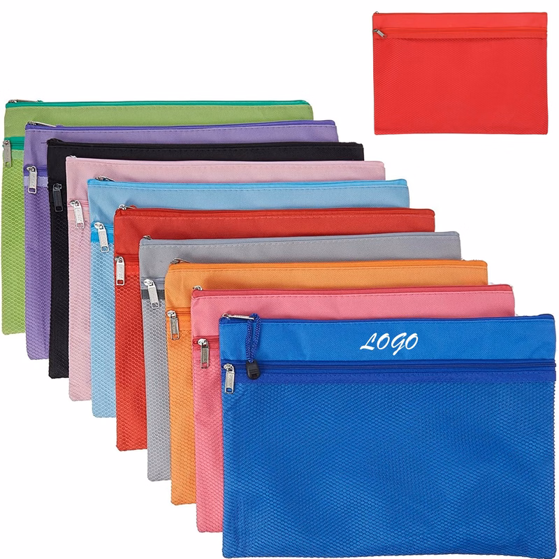 A4 Document Pouch with 2 Pockets